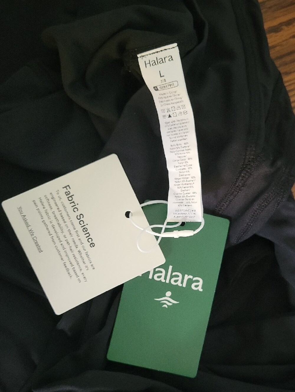 HALARA Black Leggings - Picture 2 of 3